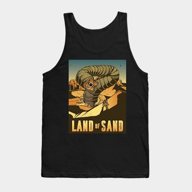 Arrakis Sandworm Tank Top by Hmus